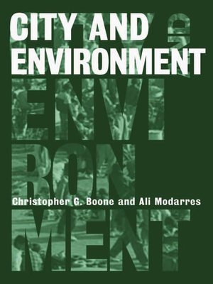 cover image of City and Environment
